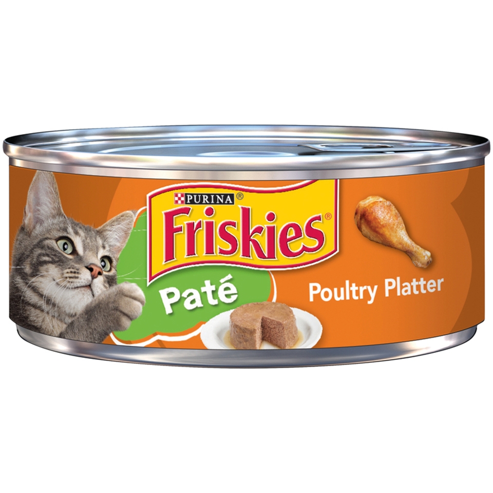 FRISKIES Pat Poultry Platter Wet Cat Food 156g Purina